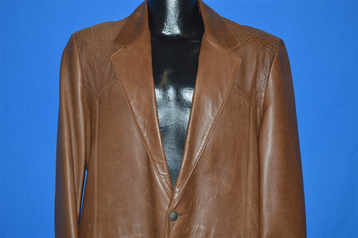 70Er Jahre Remy Buffalo Button Leder Sakko Gr.42 70Er Jahre Remy Buffalo Button Leder Sakko Gr.42 von thecaptainsvintage