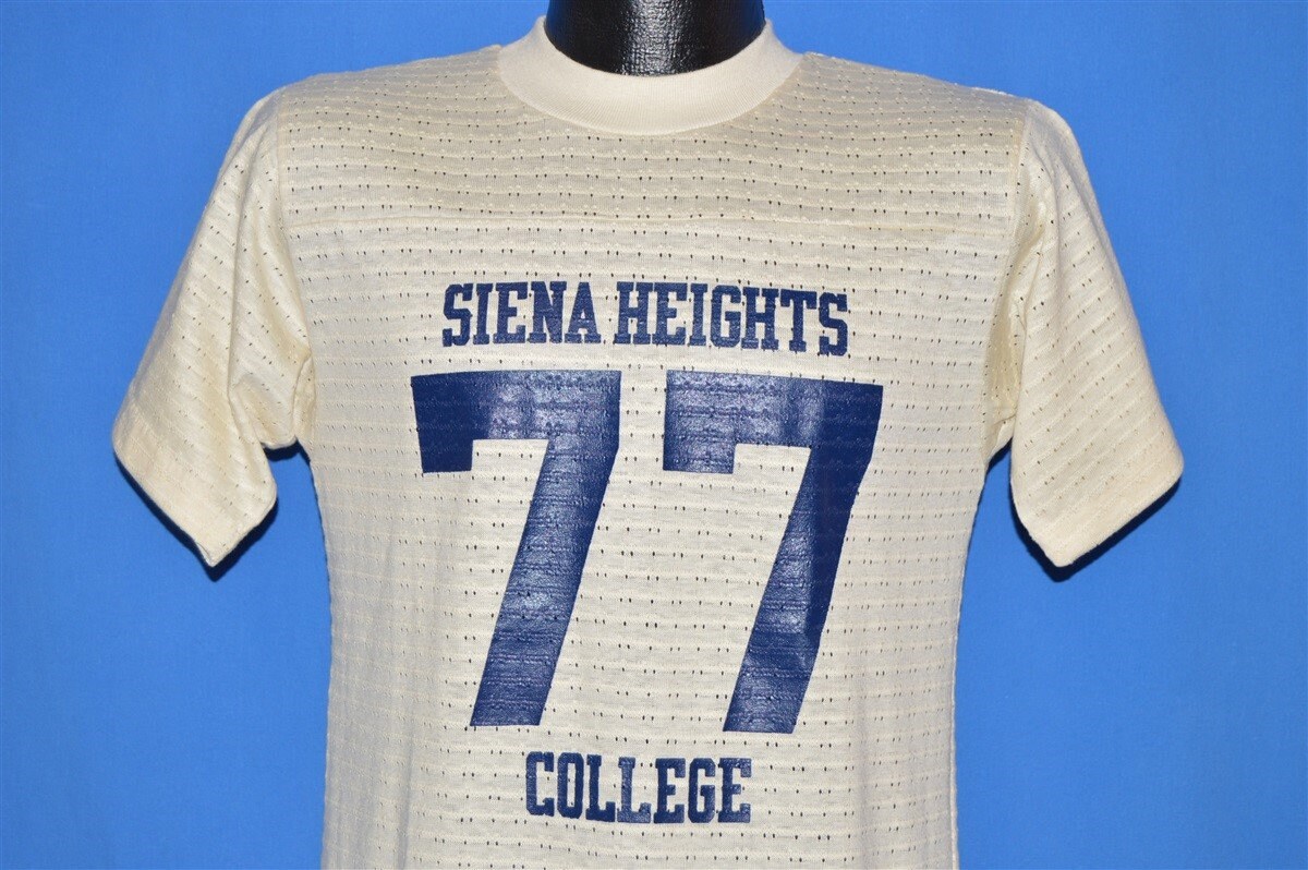 70Er Jahre Siena Höhen College 1977 Mesh T-Shirt Small von thecaptainsvintage