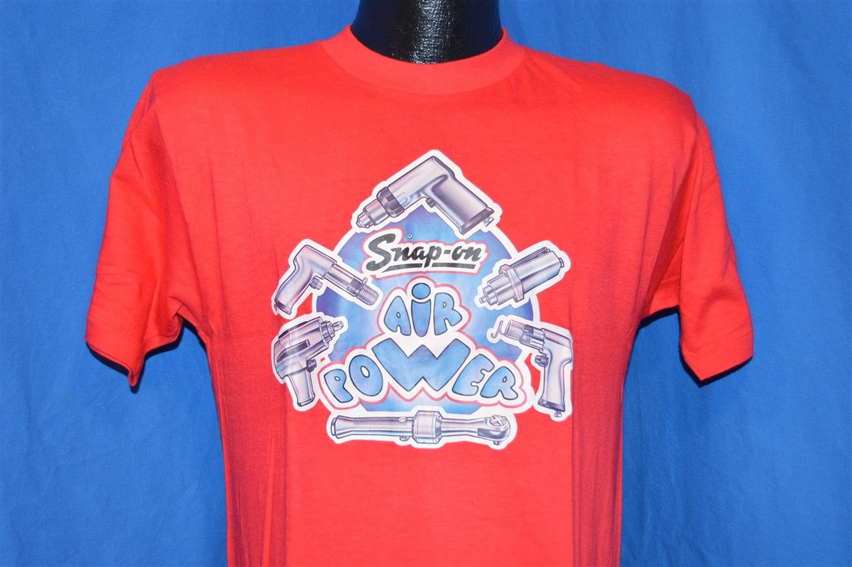 70Er Jahre Snap-On Air Power Werkzeuge Aufbügeln Rot Vintage T-Shirt Medium 70Er Jahre Snap-On Air Power Werkzeuge Aufbügeln Rot Vintage T-Shirt Medium von thecaptainsvintage