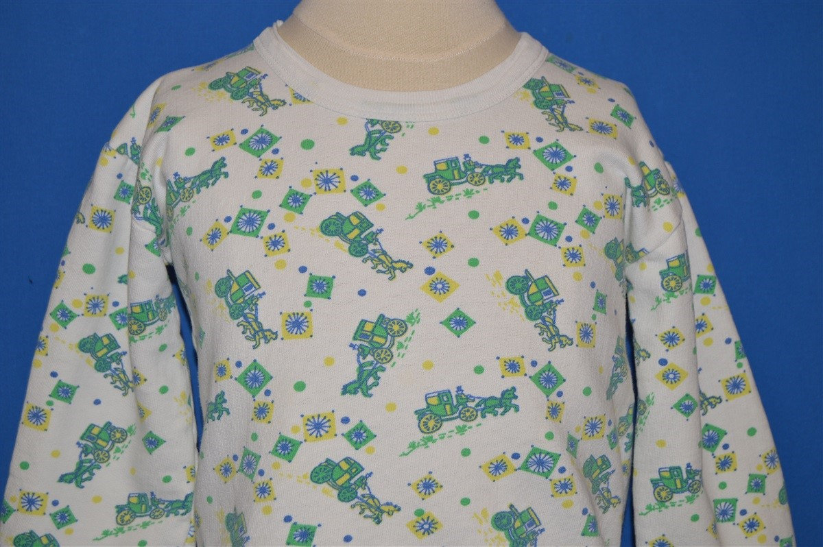 70Er Jahre Sweatshirt Mit Pferde Und Buggy Muster 70Er Jahre Sweatshirt Mit Pferde Und Buggy Muster von thecaptainsvintage