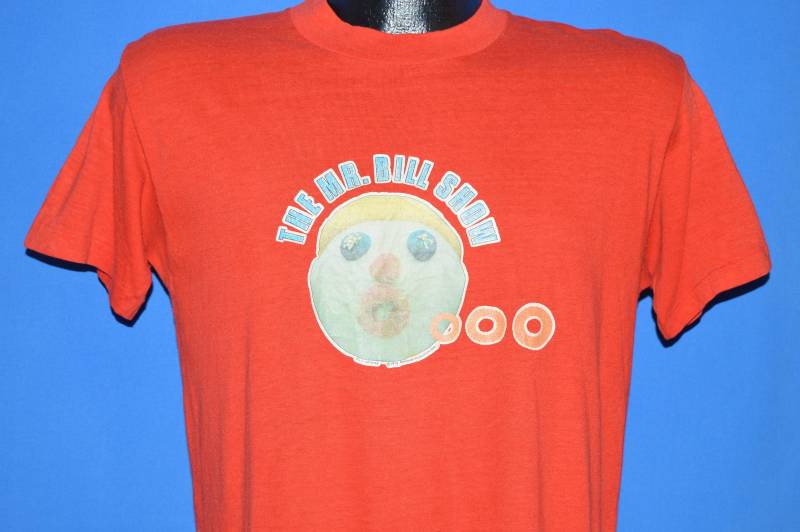 70Er Jahre The Mr Bill Show Bügelbild T-Shirt Medium von thecaptainsvintage