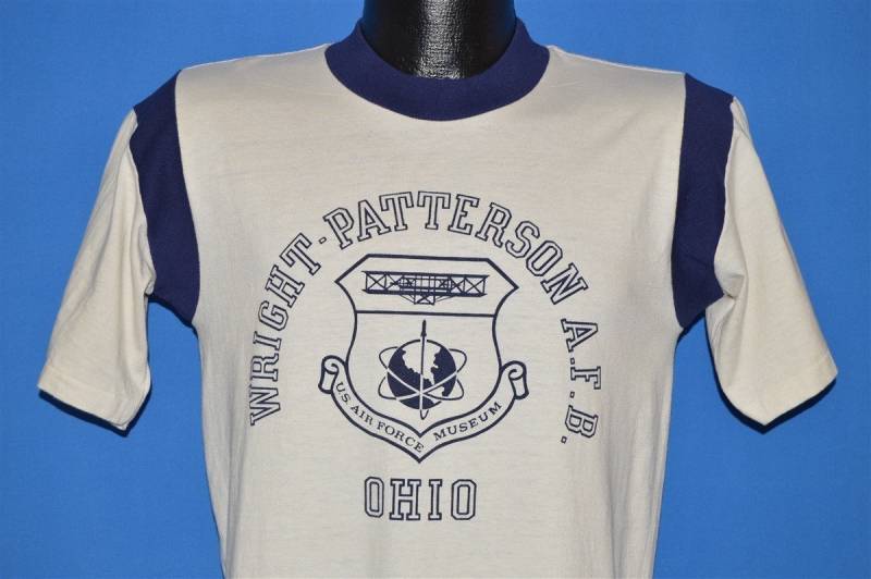 70Er Jahre Wright Patterson Air Force Museum Jersey T-Shirt Medium von thecaptainsvintage
