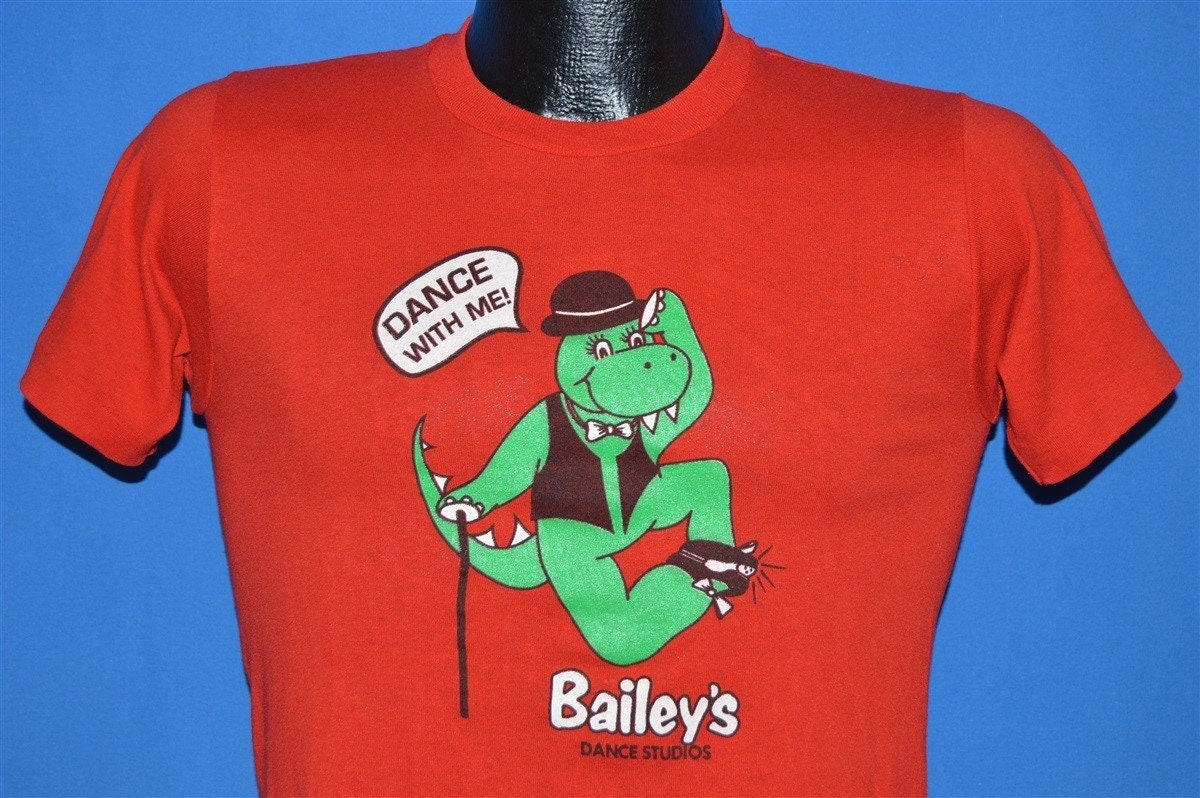 80Er Dinosaurier Tanz Mit Mir T-Shirt Jugend Large von thecaptainsvintage