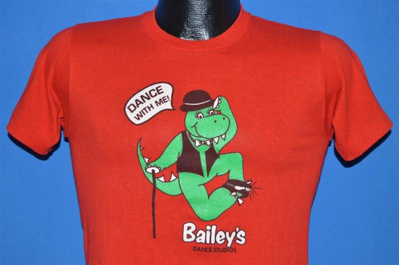 80Er Dinosaurier Tanz Mit Mir T-Shirt Jugend Large von thecaptainsvintage