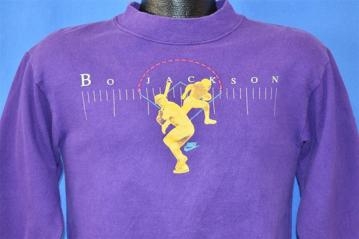 80Er Jahre Bo Jackson Football Baseball Sweatshirt Jugend Medium 80Er Jahre Bo Jackson Football Baseball Sweatshirt Jugend Medium von thecaptainsvintage