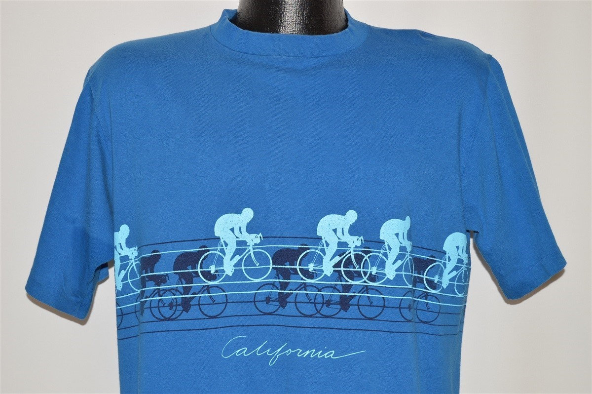 80Er Jahre California Biking Wrap Rund T-Shirt Large 80Er Jahre California Biking Wrap Rund T-Shirt Large von thecaptainsvintage