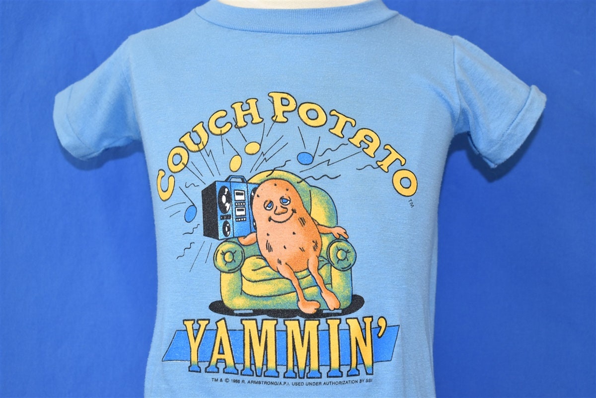 80Er Jahre Couch Potato Yammin Lustiges Jugendstil T-Shirt 4 80Er Jahre Couch Potato Yammin Lustiges Jugendstil T-Shirt 4 von thecaptainsvintage