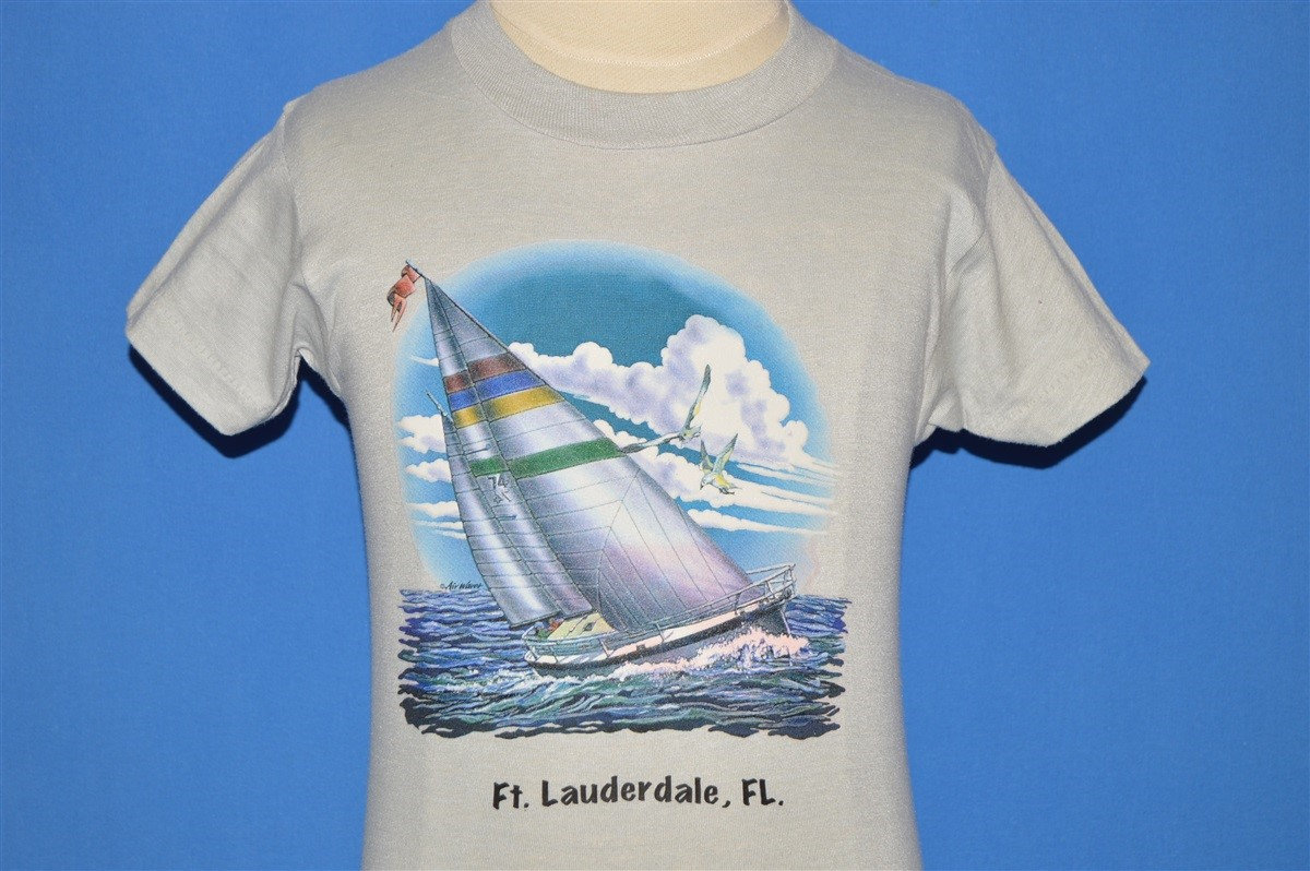 80Er Jahre Ft Lauderdale Florida Tourist T-Shirt 4T 80Er Jahre Ft Lauderdale Florida Tourist T-Shirt 4T von thecaptainsvintage