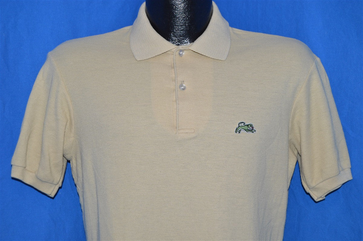 80Er Jahre Garan Beige Poloshirt Medium 80Er Jahre Garan Beige Poloshirt Medium von thecaptainsvintage