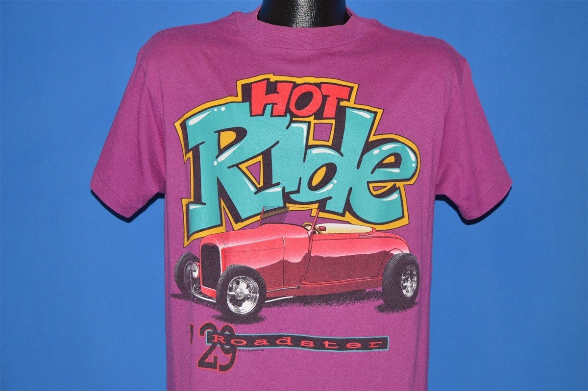 80Er Jahre Hotride Hot Rod 1929 Roadster T-Shirt Large 80Er Jahre Hotride Hot Rod 1929 Roadster T-Shirt Large von thecaptainsvintage