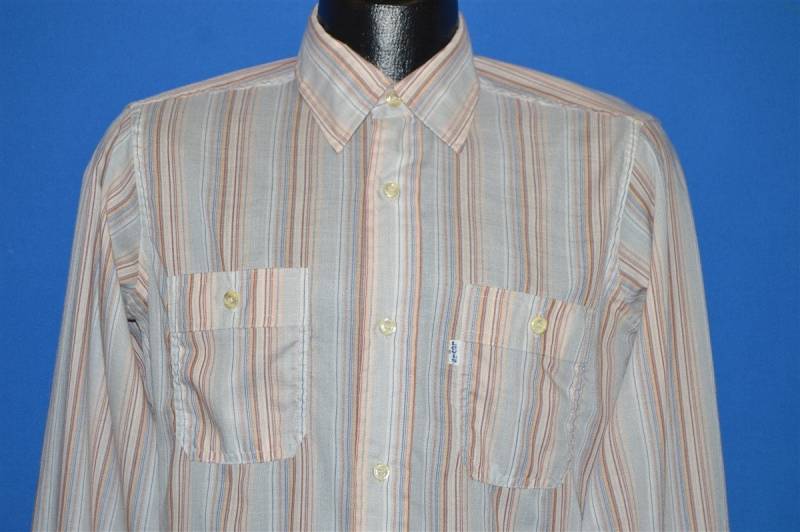 80Er Jahre Levi's Rosa Braun Gestreiftes Hemd Small/Medium 80Er Jahre Levi's Rosa Braun Gestreiftes Hemd Small/Medium von thecaptainsvintage