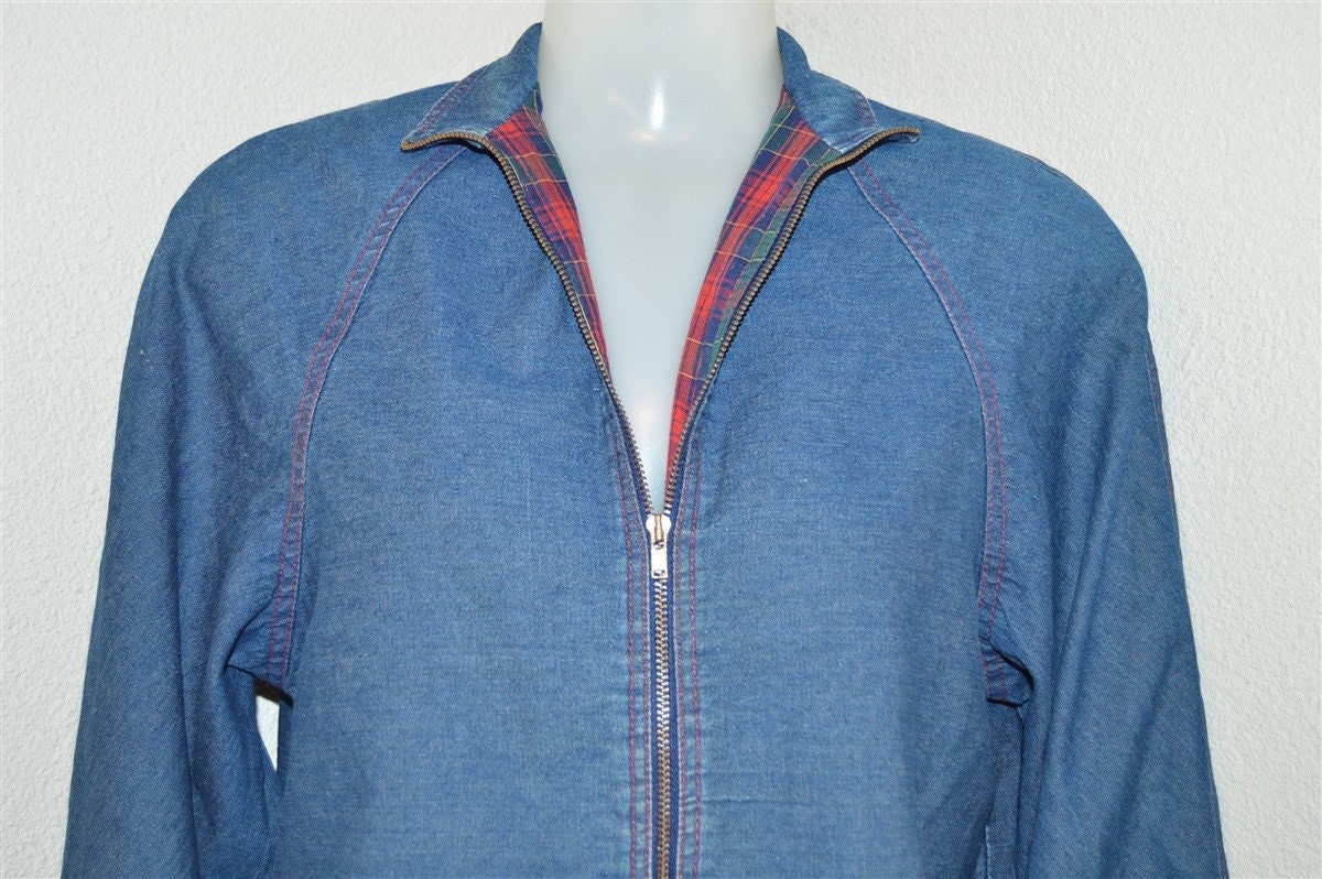 80Er Jahre Neo Gould Zip Denim Leichte Damen Jacke Gr. 14 80Er Jahre Neo Gould Zip Denim Leichte Damen Jacke Gr. 14 von thecaptainsvintage