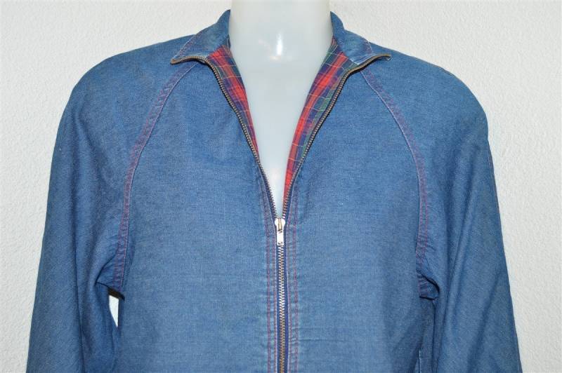 80Er Jahre Neo Gould Zip Denim Leichte Damen Jacke Gr. 14 80Er Jahre Neo Gould Zip Denim Leichte Damen Jacke Gr. 14 von thecaptainsvintage