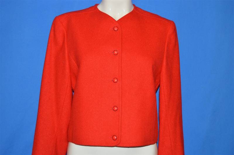 80Er Jahre Pendleton Red Wolle Anzug Jacke Damen Größe 42 Small 80Er Jahre Pendleton Red Wolle Anzug Jacke Damen Größe 42 Small von thecaptainsvintage