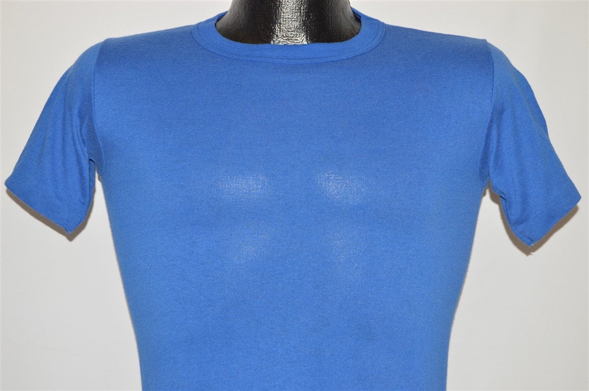 80Er Jahre Sportswear Royal Blue Blank T-Shirt Jugendstil Medium 80Er Jahre Sportswear Royal Blue Blank T-Shirt Jugendstil Medium von thecaptainsvintage
