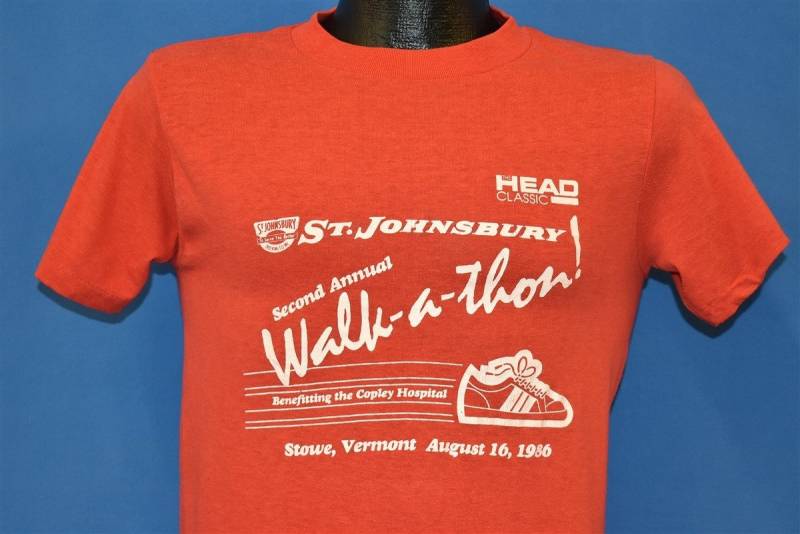 80Er Jahre St Johnsbury 2ndann Jährliches Walk-A-Thon T-Shirt Small 80Er Jahre St Johnsbury 2ndann Jährliches Walk-A-Thon T-Shirt Small von thecaptainsvintage