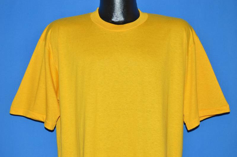 80Er Jahre T-Shirt Extra Large Gelb Jerzees Blanko 80Er Jahre T-Shirt Extra Large Gelb Jerzees Blanko von thecaptainsvintage