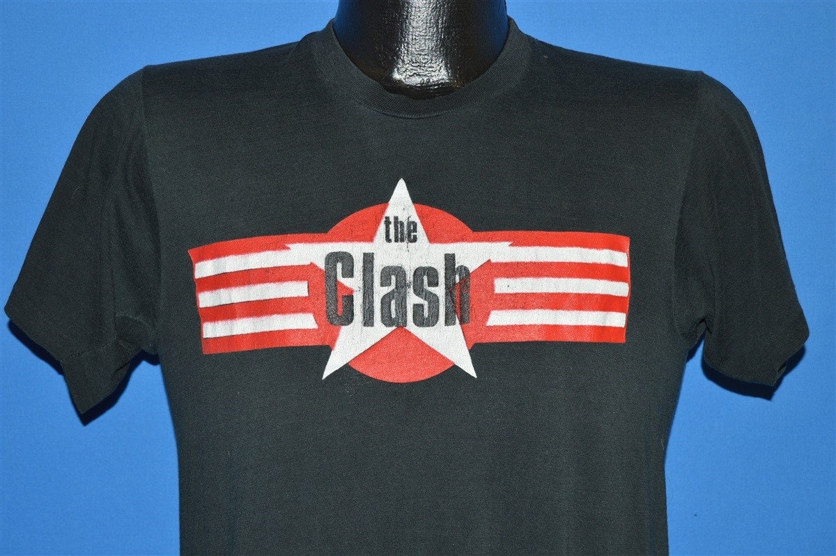 80Er Jahre The Clash On Broadway 1981 T-Shirt Medium von thecaptainsvintage