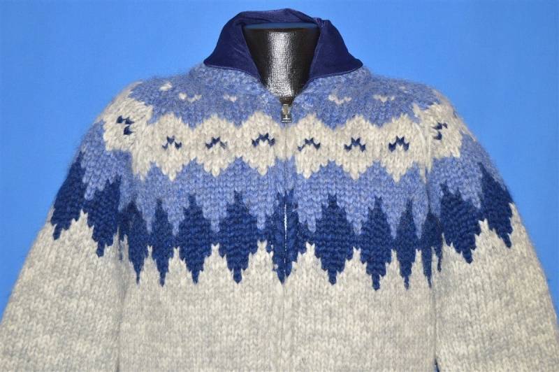 80Er Jahre Tuak Cowichan Handgestrickter Woll Pullover Small 80Er Jahre Tuak Cowichan Handgestrickter Woll Pullover Small von thecaptainsvintage
