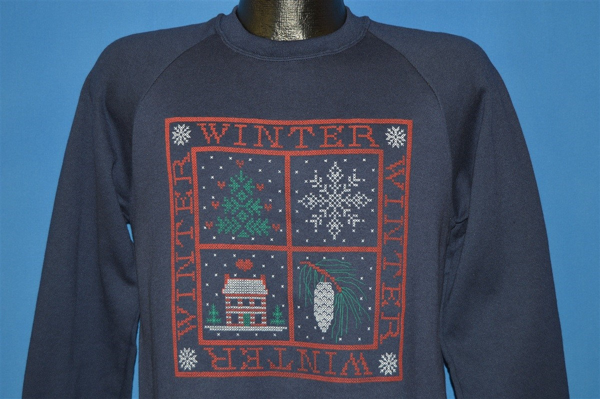 80Er Jahre Winter Urlaub Unter Dem Motto Deadstock Sweatshirt Medium 80Er Jahre Winter Urlaub Unter Dem Motto Deadstock Sweatshirt Medium von thecaptainsvintage