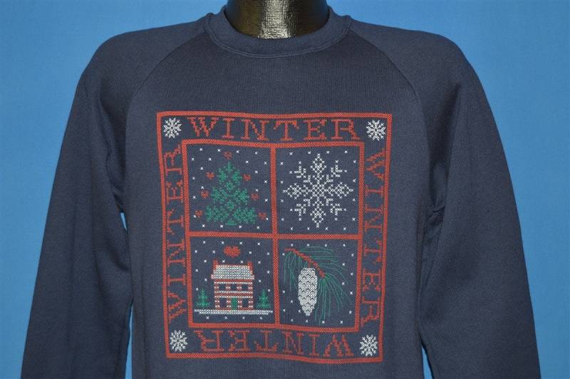 80Er Jahre Winter Urlaub Unter Dem Motto Deadstock Sweatshirt Medium 80Er Jahre Winter Urlaub Unter Dem Motto Deadstock Sweatshirt Medium von thecaptainsvintage