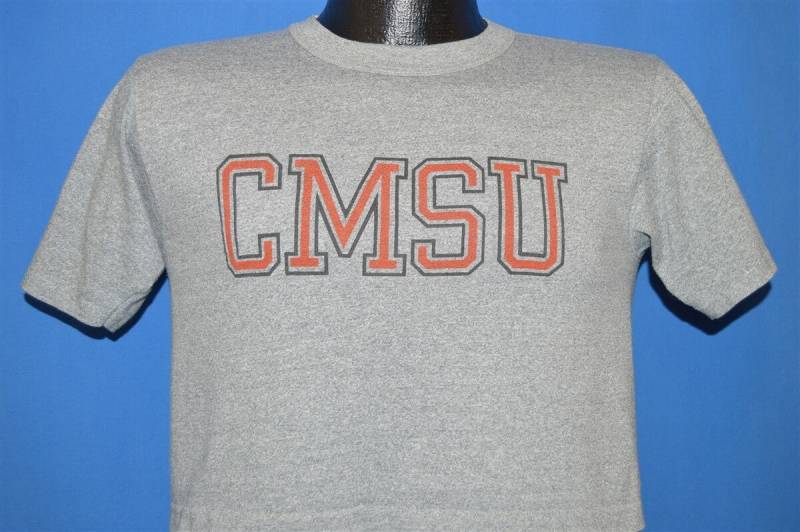 80Er Jahre cmsu Kurzes T-Shirt Klein von thecaptainsvintage