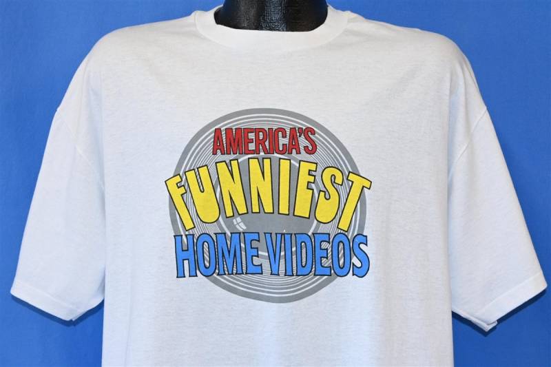 90Er Jahre Amerikas Lustigste Heim Videos Promo Tv Show Logo T-Shirt Extra Large von thecaptainsvintage