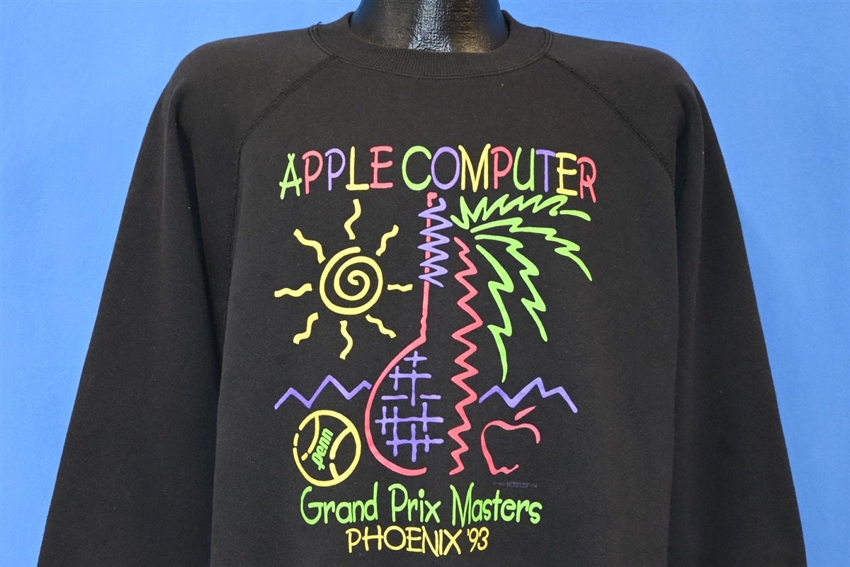90Er Jahre Apple Computer Penn Grand Prix Masters Tennis Phoenix 1993 Sweatshirt Extra Groß von thecaptainsvintage