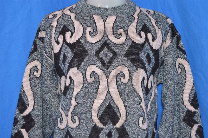 90Er Jahre Justin Allen Grau Pink Vintage Diamanten Muster Hässliches Sweatshirt Damen Medium 90Er Jahre Justin Allen Grau Pink Vintage Diamanten Muster Hässliches Sweatshirt Damen Medium von thecaptainsvintage