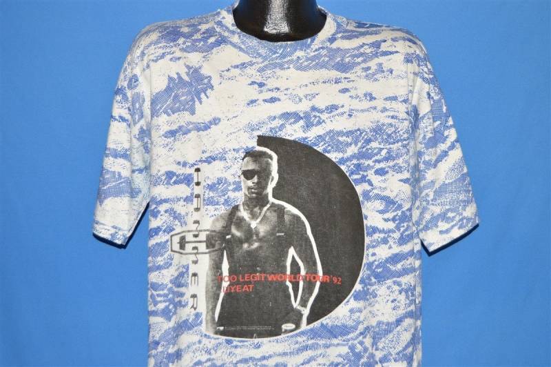 90Er Jahre Mc Hammer Too Legit World Tour 1992 T-Shirt Extra Large 90Er Jahre Mc Hammer Too Legit World Tour 1992 T-Shirt Extra Large von thecaptainsvintage