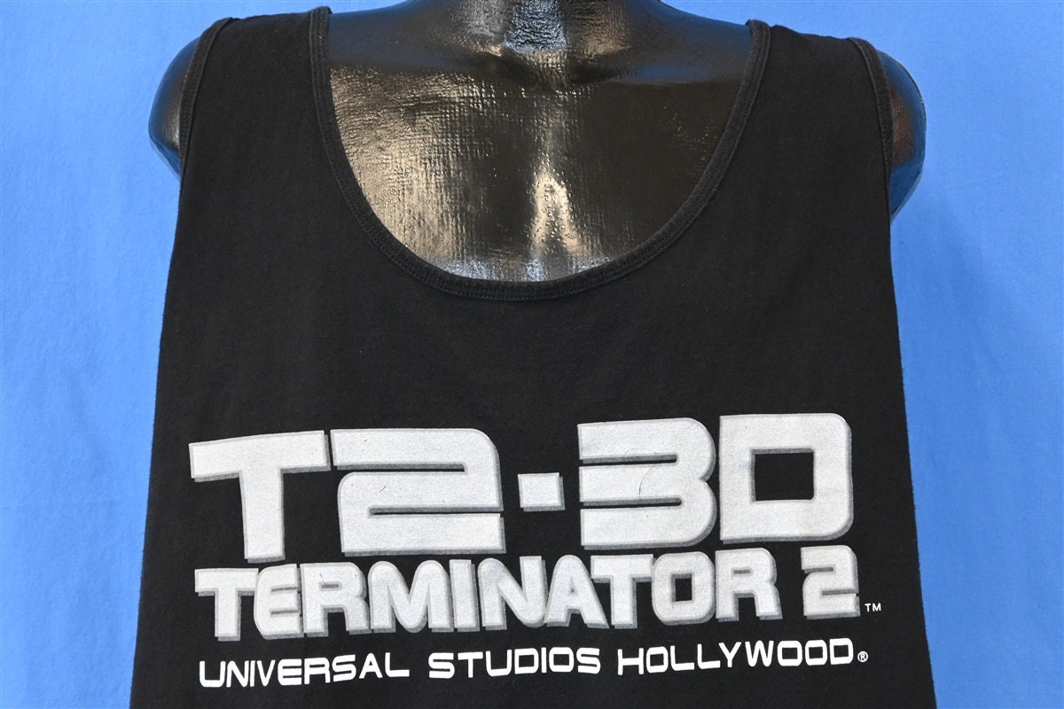 90Er Jahre Terminator 2 T2 3D Universal Studios Hollywood Tank Top T-Shirt 3xl von thecaptainsvintage
