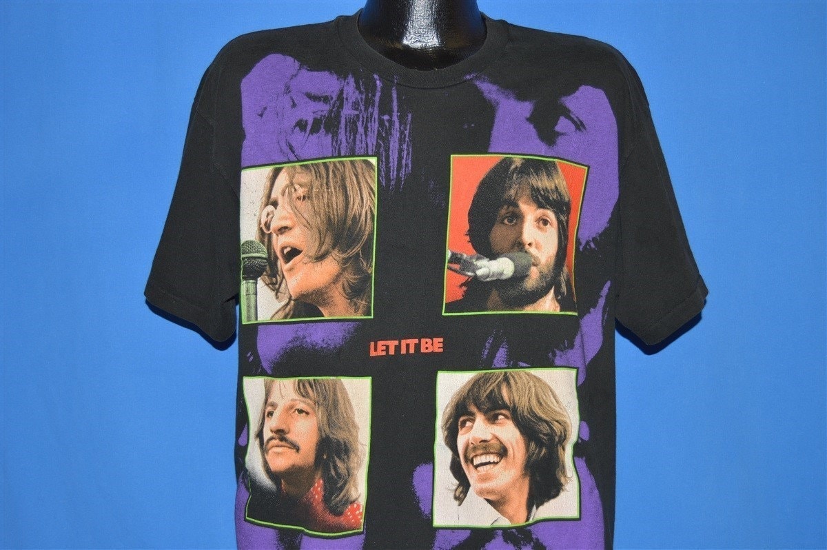 90Er Jahre The Beatles Let It Be T-Shirt Extra Large 90Er Jahre The Beatles Let It Be T-Shirt Extra Large von thecaptainsvintage