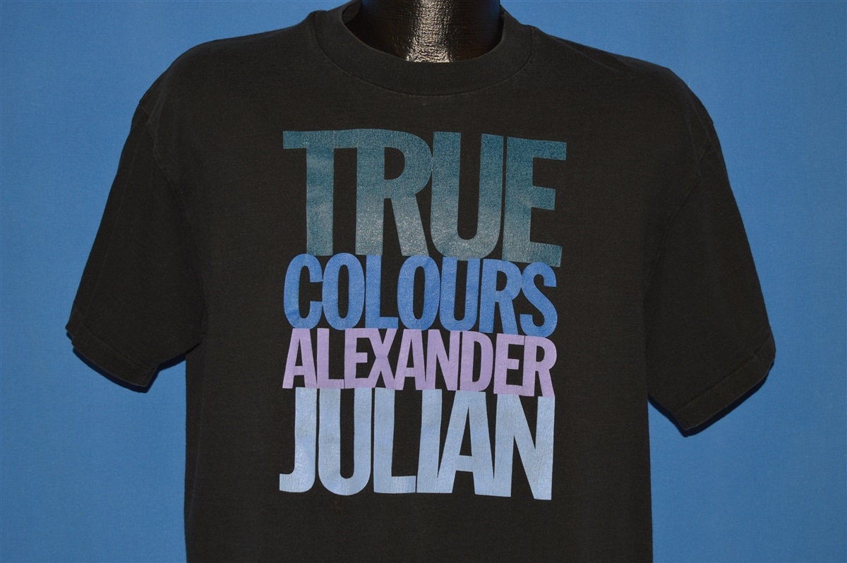 90Er Jahre True Colors Alexander Journal T-Shirt Large 90Er Jahre True Colors Alexander Journal T-Shirt Large von thecaptainsvintage