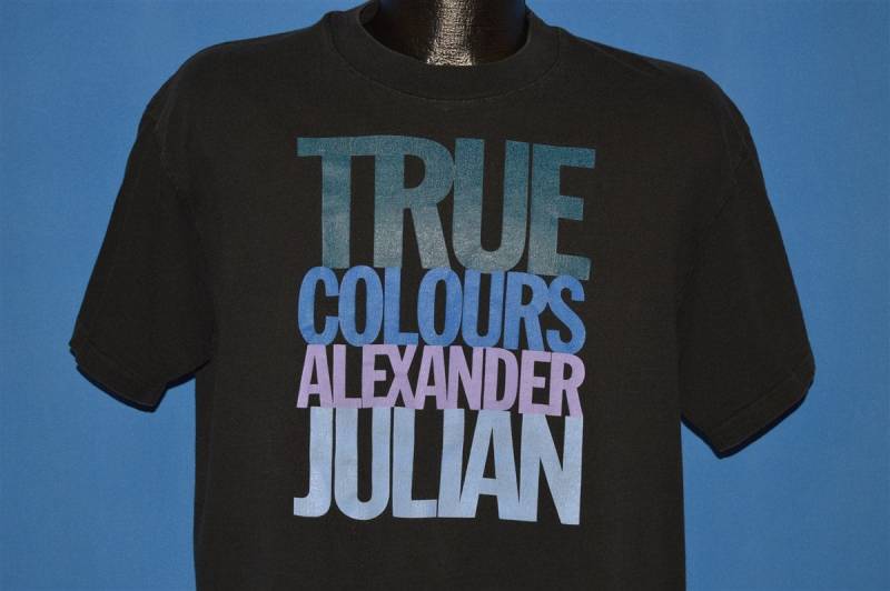 90Er Jahre True Colors Alexander Journal T-Shirt Large 90Er Jahre True Colors Alexander Journal T-Shirt Large von thecaptainsvintage