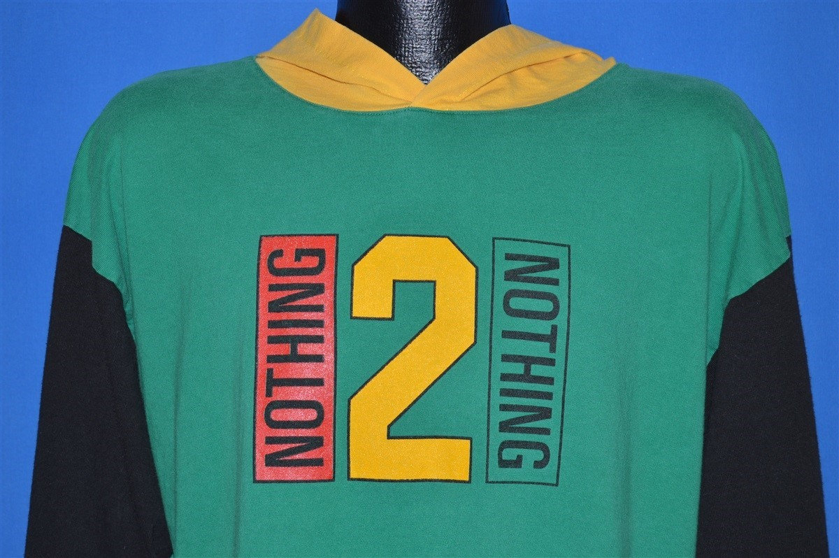 90Er Jahre Zipper Hooded Long Sleeve T-Shirt Large 90Er Jahre Zipper Hooded Long Sleeve T-Shirt Large von thecaptainsvintage