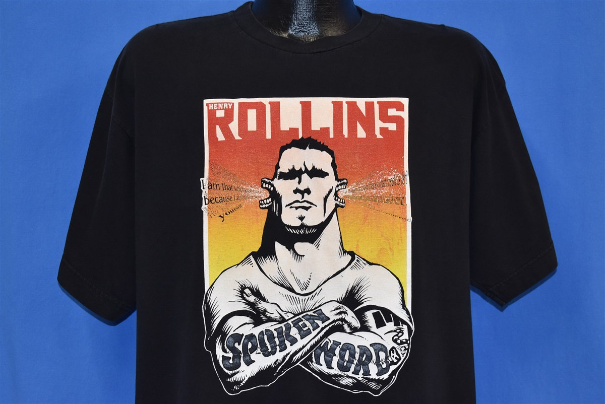 90S Henry Rollins Think Tank Spoken Word 1998 Album Cover Art T-Shirt Extra Large von thecaptainsvintage