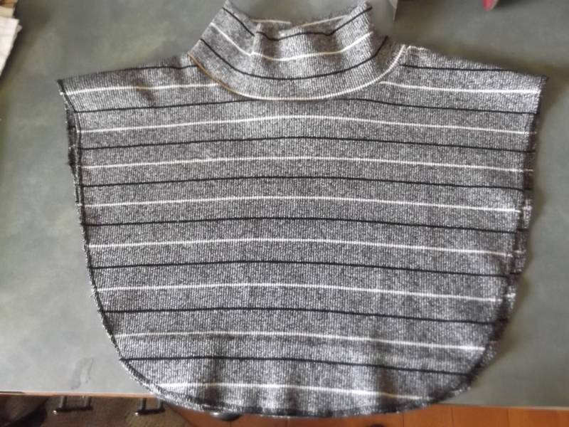 Graue Baumwolle Rib Mock Rollkragen Dickie Mit StreifenTolles Unter-Unter-Sweatshirts Und Pullover-Passt Most-Unisex Graue Baumwolle Rib Mock Rollkragen Dickie Mit StreifenTolles Unter-Unter-Sweatshirts Und Pullover-Passt Most-Unisex von thecatsmeow002