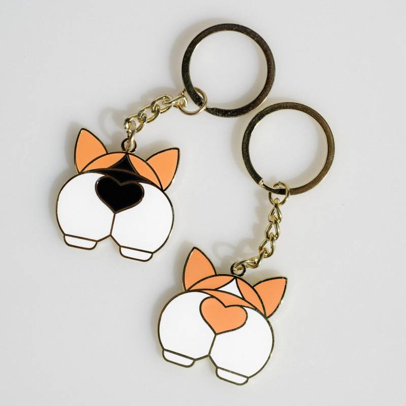 Corgis Schlüsselanhänger von thecorgicollective