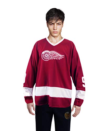 thecostumebase Howe Eishockey Trikot Ferris Bueller Ruhetag Kostüm Replica Shirt (Medium) Rot von thecostumebase