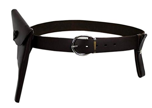 thecostumebase Indiana Rindsledergürtel Jones Holster Peitschenhalter Leder (M) von thecostumebase