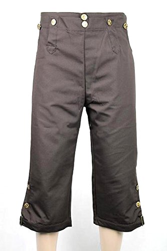 thecostumebase Pirate Choice Pants Reithose für Jack Sparrow Kostüm (L, Brown) von thecostumebase