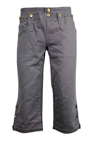 thecostumebase Pirate Choice Pants Reithose für Jack Sparrow Kostüm (L, Grau) von thecostumebase