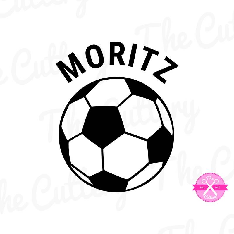 Bügelbild Fußball Mit Wunschnamen , Path, Aufbügler, Flexfolie Bügelbild Fußball Mit Wunschnamen , Path, Aufbügler, Flexfolie von thecuttery