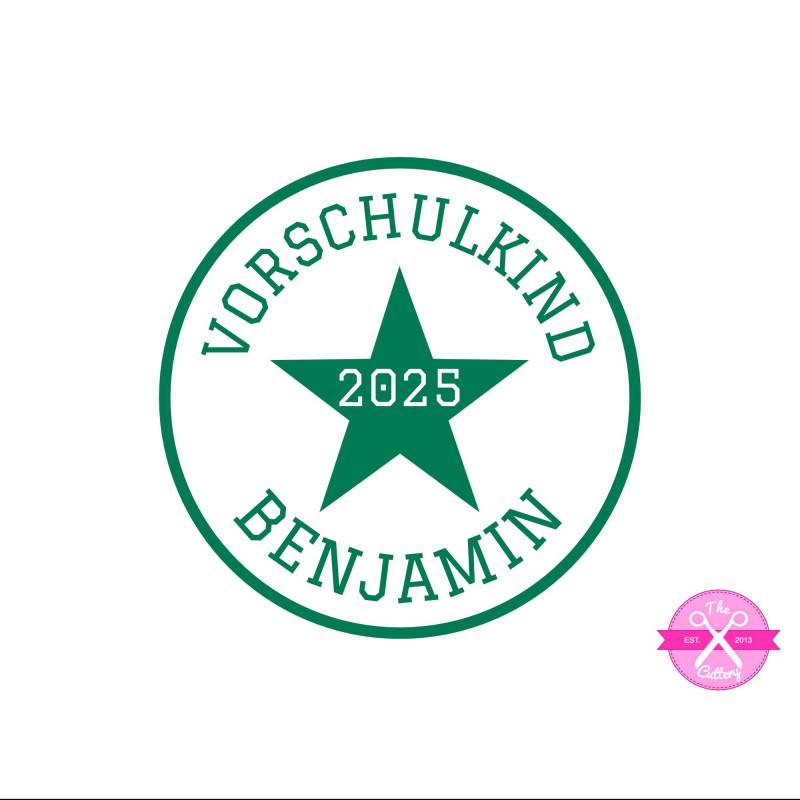Bügelbild Vorschulkind Stern Mit Wunschname 2025, Vorschule Patch, Applikation, Plott, Aufbügler Bügelbild Vorschulkind Stern Mit Wunschname 2025, Vorschule Patch, Applikation, Plott, Aufbügler von thecuttery