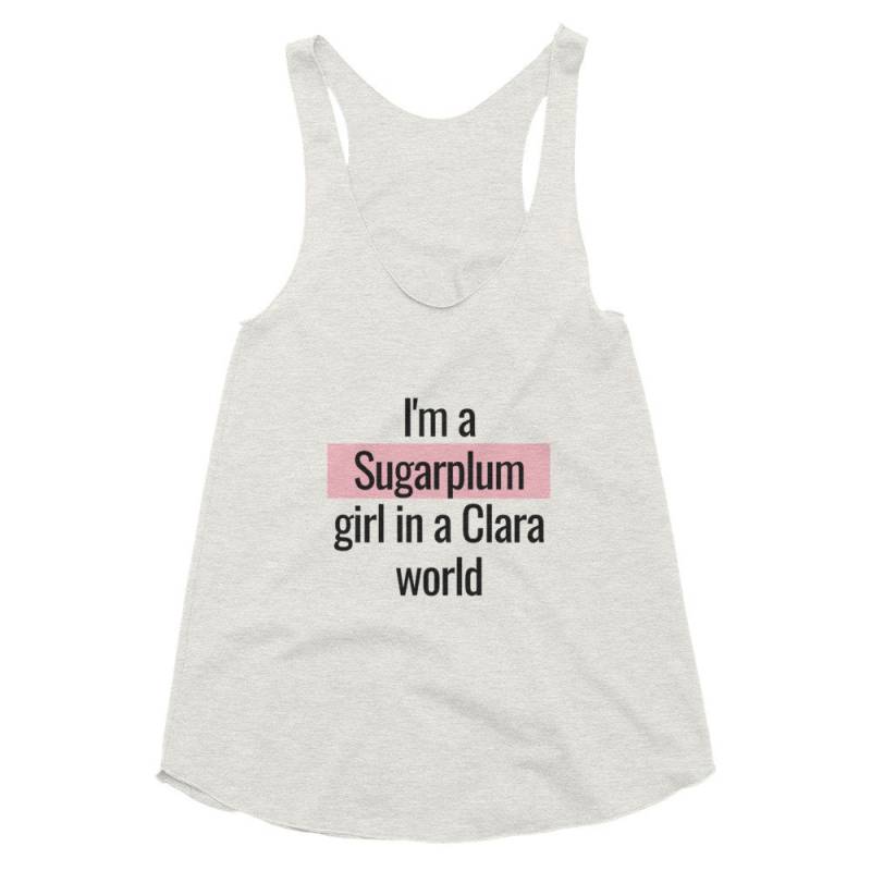 Der Nussknacker Ballett Sugarplum Fee Racerback Tank Top Shirt Tanz T-Shirt Lehrer Geschenk Tanzlehrer von thedancehabit