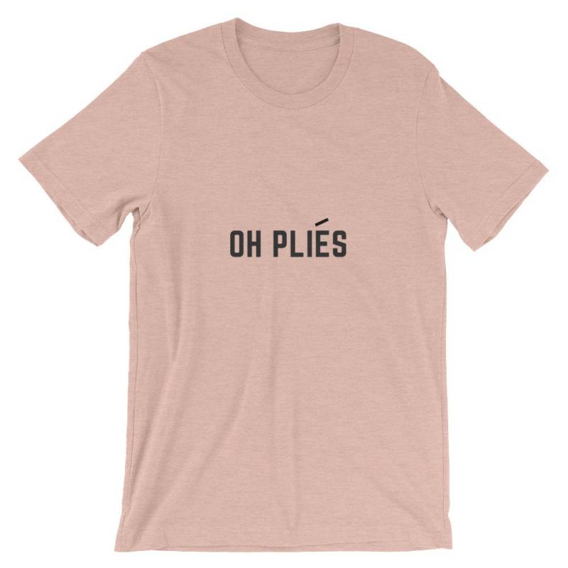 "Oh Pliés" Ballett-Tänzer-T-Shirt, Ballerina-Oberteil, Ballett-Barre-Trainings-T-Shirt, Tanzlehrer-Geschenk von thedancehabit