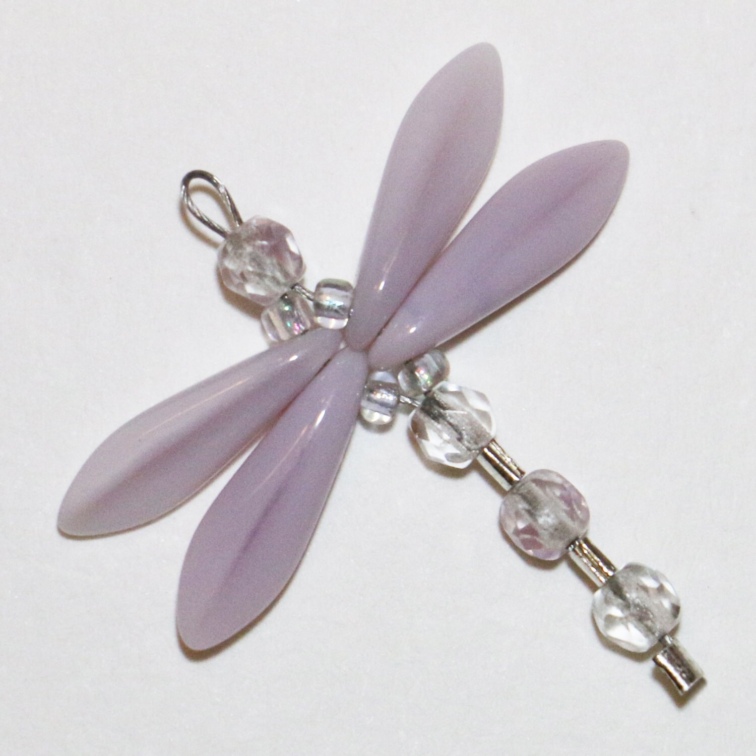Blass Violett Libelle Mit Silber Blass Violett Libelle Mit Silber von thediamondragonfly