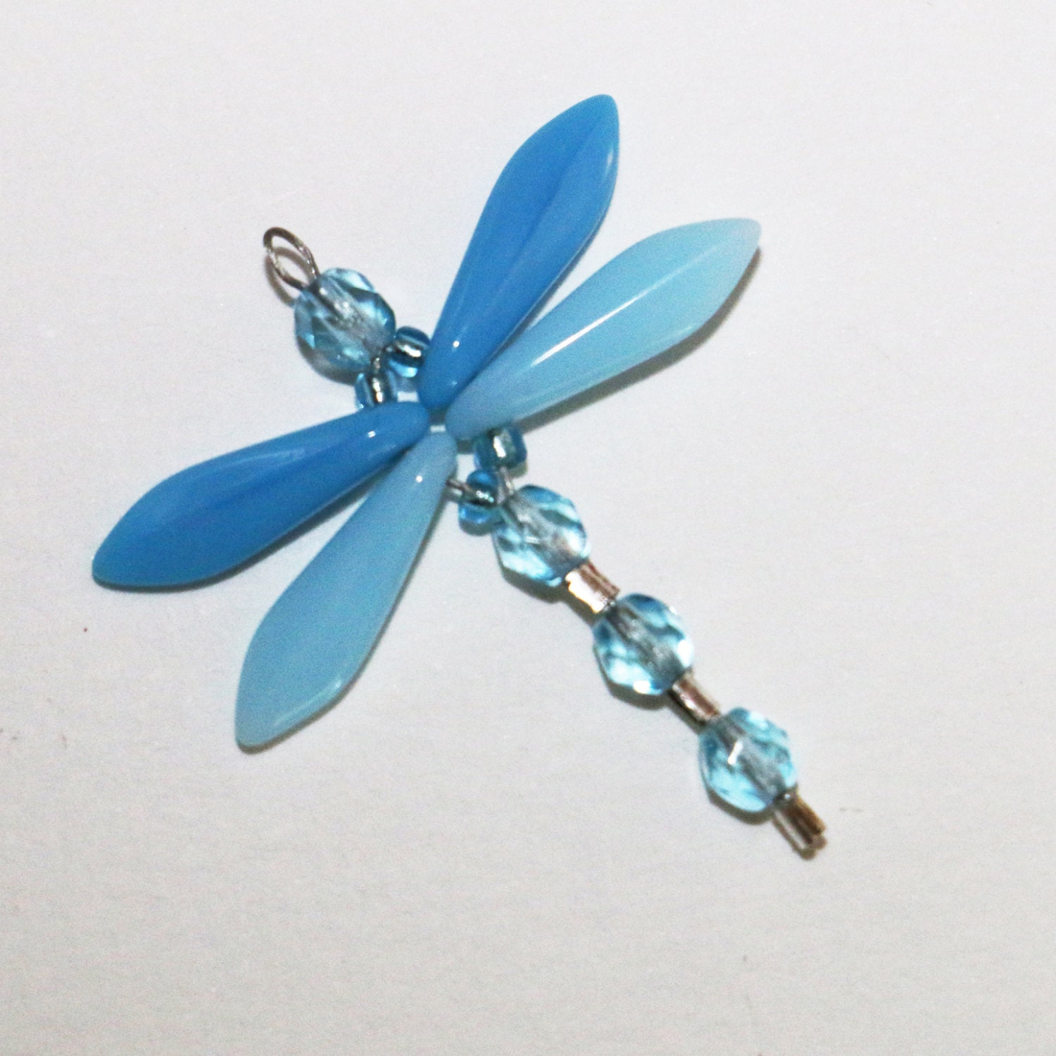 Dual-Ton-Türkis Libelle Mit Silber Dual-Ton-Türkis Libelle Mit Silber von thediamondragonfly