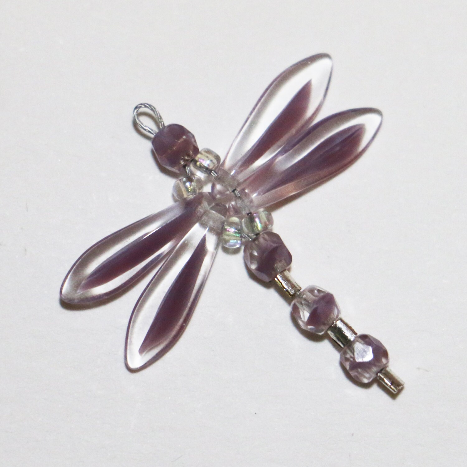 Klar Und Hell Lila Libelle Mit Silber Klar Und Hell Lila Libelle Mit Silber von thediamondragonfly