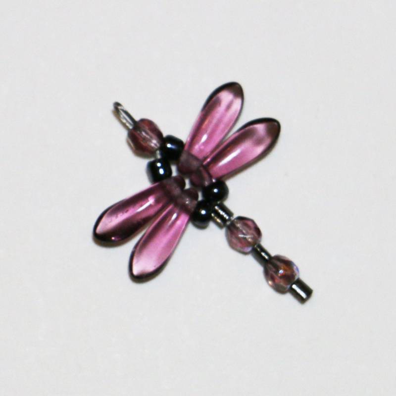 Kleinen Februar Birthstone Dragonfly - Amethyst von thediamondragonfly